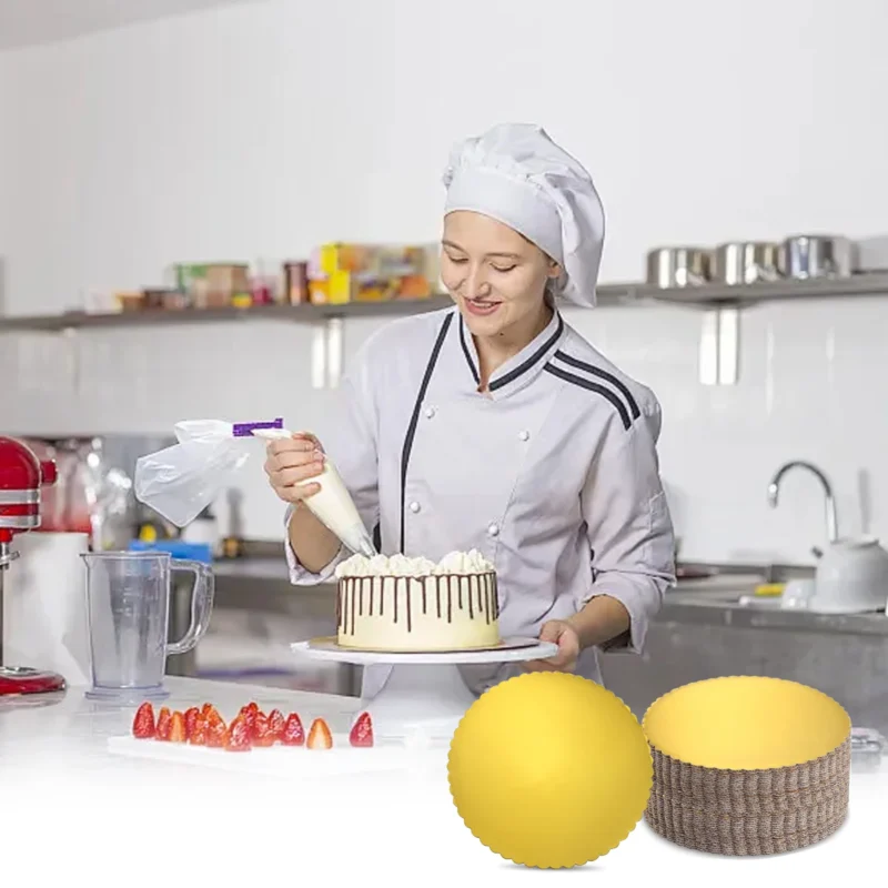 Gold Cake Board 10 Inch Round, Disposable Cake Plates for Cake Decorating, Party Supplies, Send Goods from Local Warehouse - Image 5